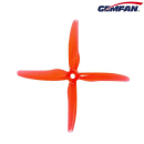Hurricane X Props Durable 4 Blade 51455-Clear Red