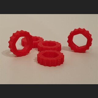 5x SMA Antennen Rad rot